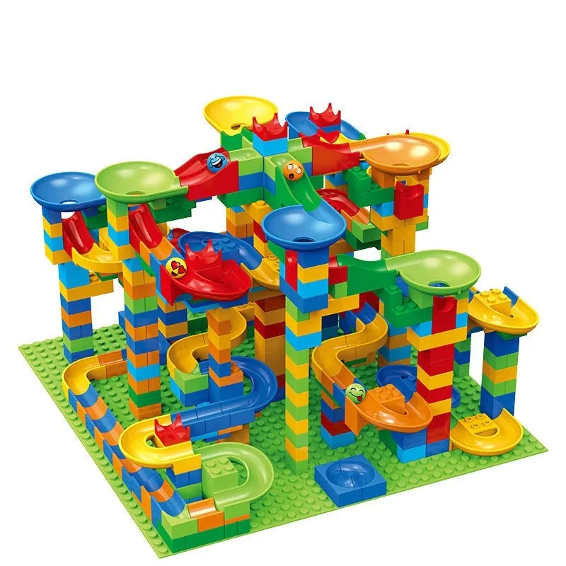 Building Block Marble Run