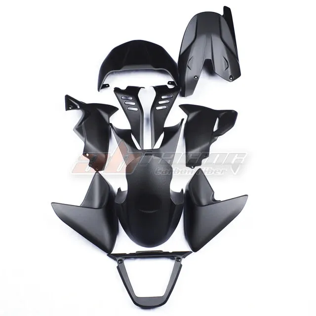 Carbon Fiber Front Fender Tank Cover Side Panel Trim Cowling For Ducati Diavel V4 2023  Full Carbon Fiber 100%