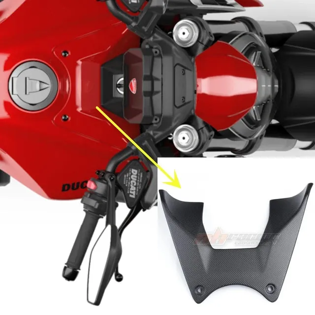 Carbon Fiber Front Fender Tank Cover Side Panel Trim Cowling For Ducati Diavel V4 2023  Full Carbon Fiber 100%