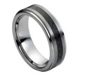 Carbon Fiber Inlay Brushed Center