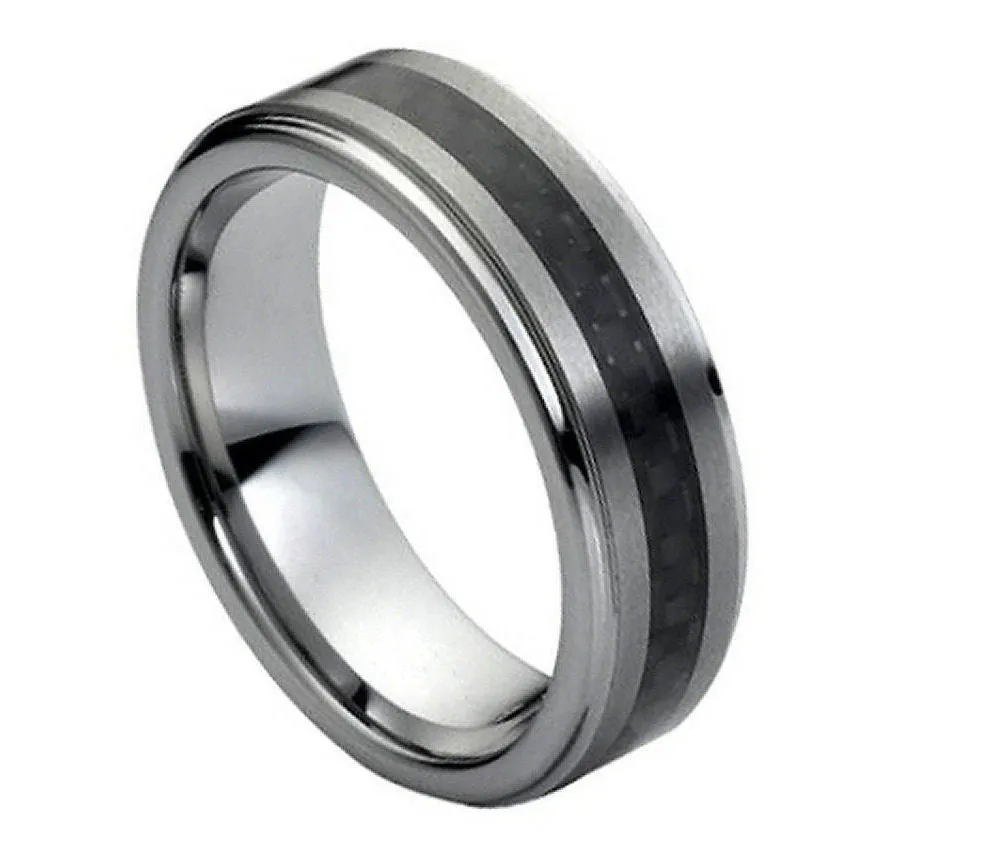 Carbon Fiber Inlay Brushed Center