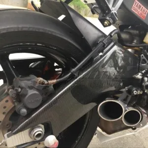 Carbon Fiber Rear Swingarm Frame Guard  Carbon Fiber Fairing Cowling  Carbon R6 - Rear