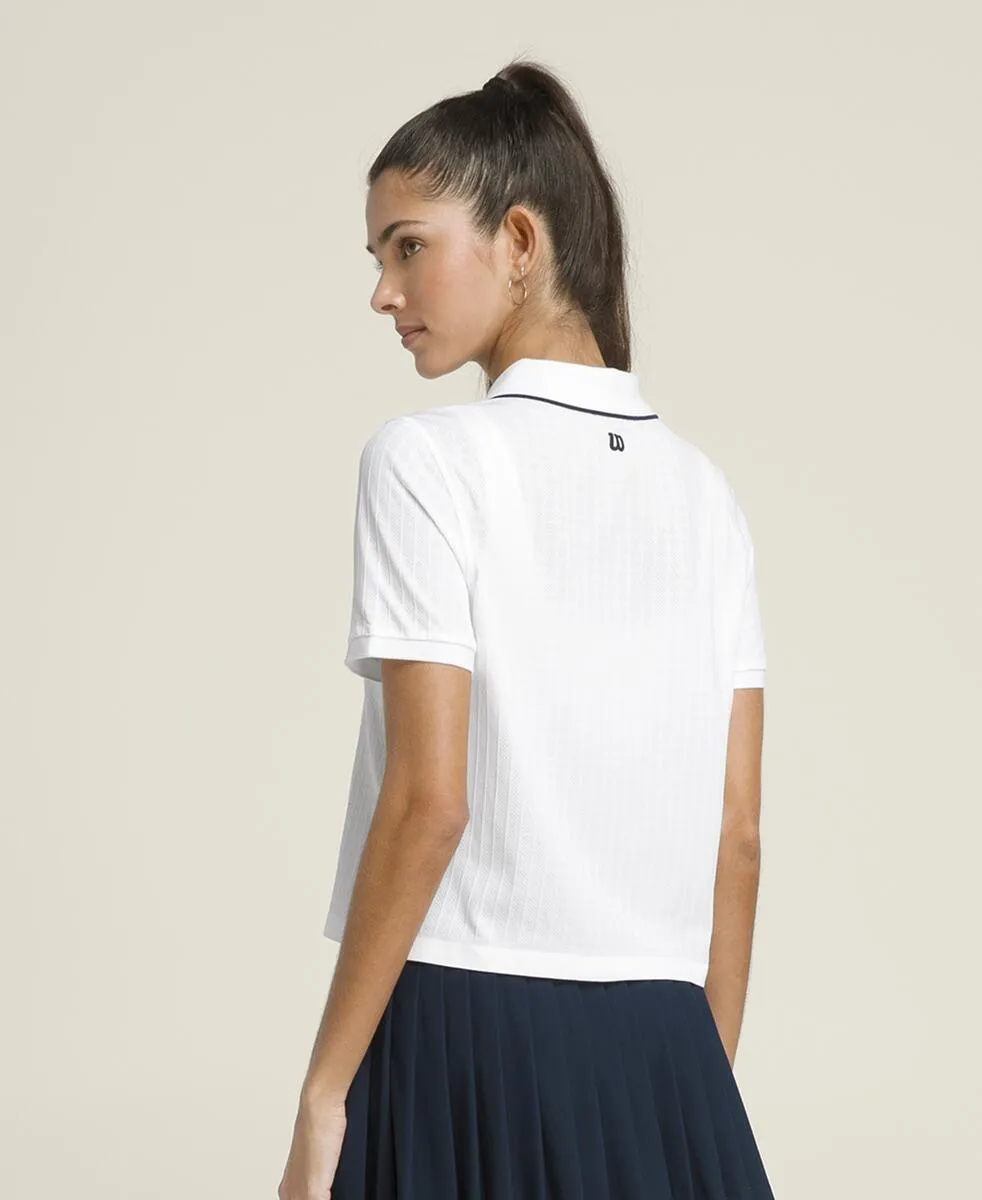 Center Court Seamless Polo - Bright White