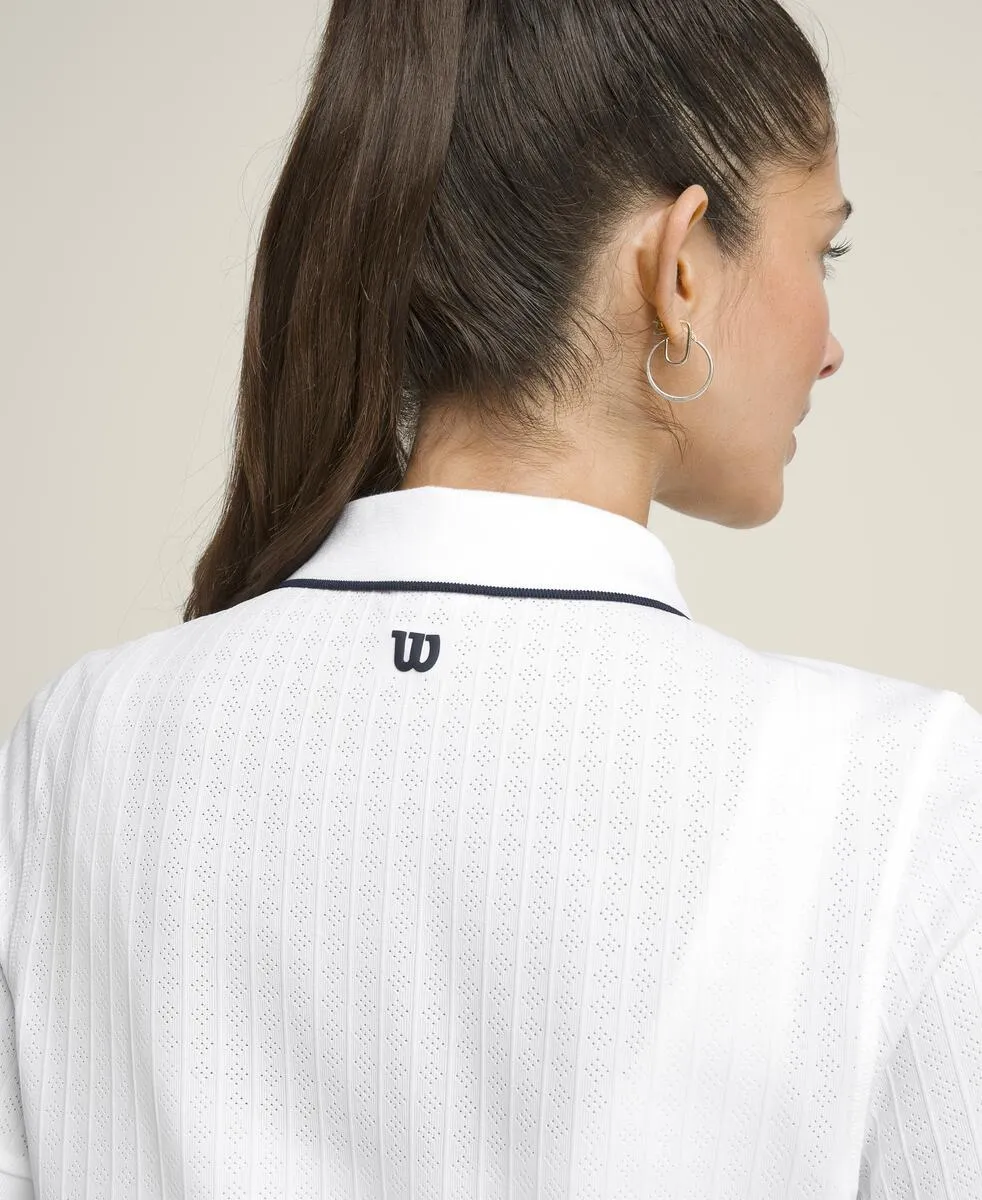 Center Court Seamless Polo - Bright White