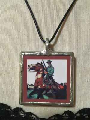 Ceramic Tile Necklace: On The Run