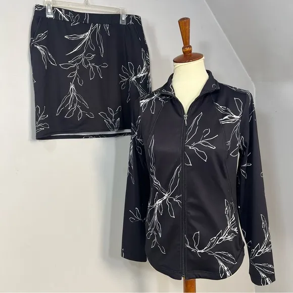 Chico’s Skort &amp; Matching Jacket Co-ord Set Travel Activewear Pickleball Tennis