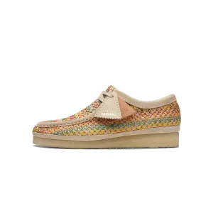 Clarks Mens Wallabee Raffia Somerset Shoes