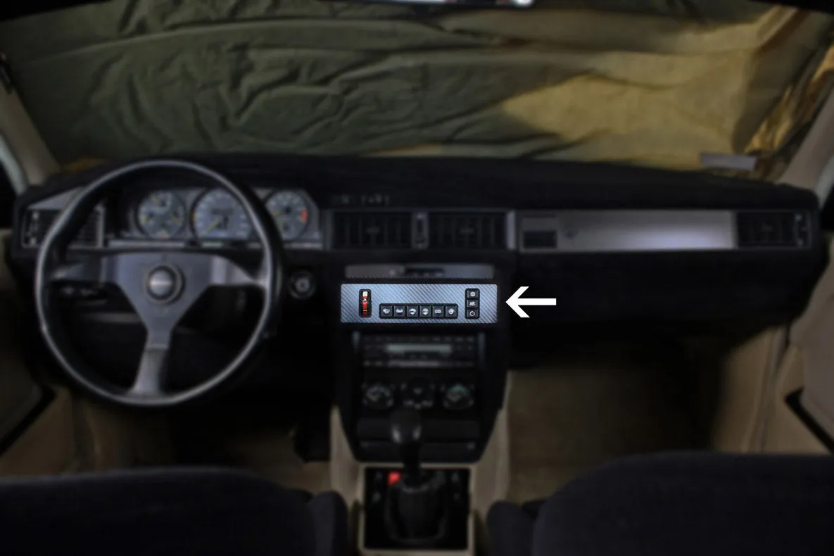 Climate control - Carbon fiber trim