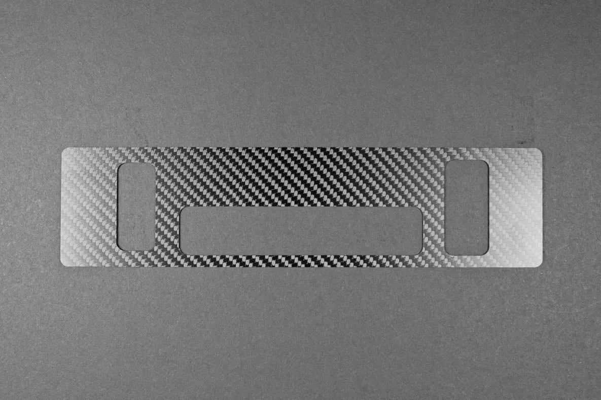 Climate control - Carbon fiber trim