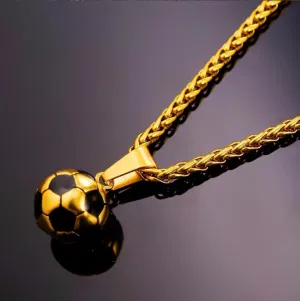 Colar Soccer em Aço Inoxidável 316L