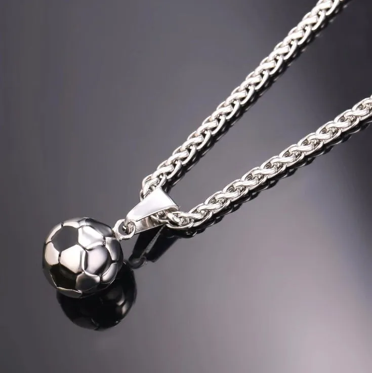 Colar Soccer em Aço Inoxidável 316L
