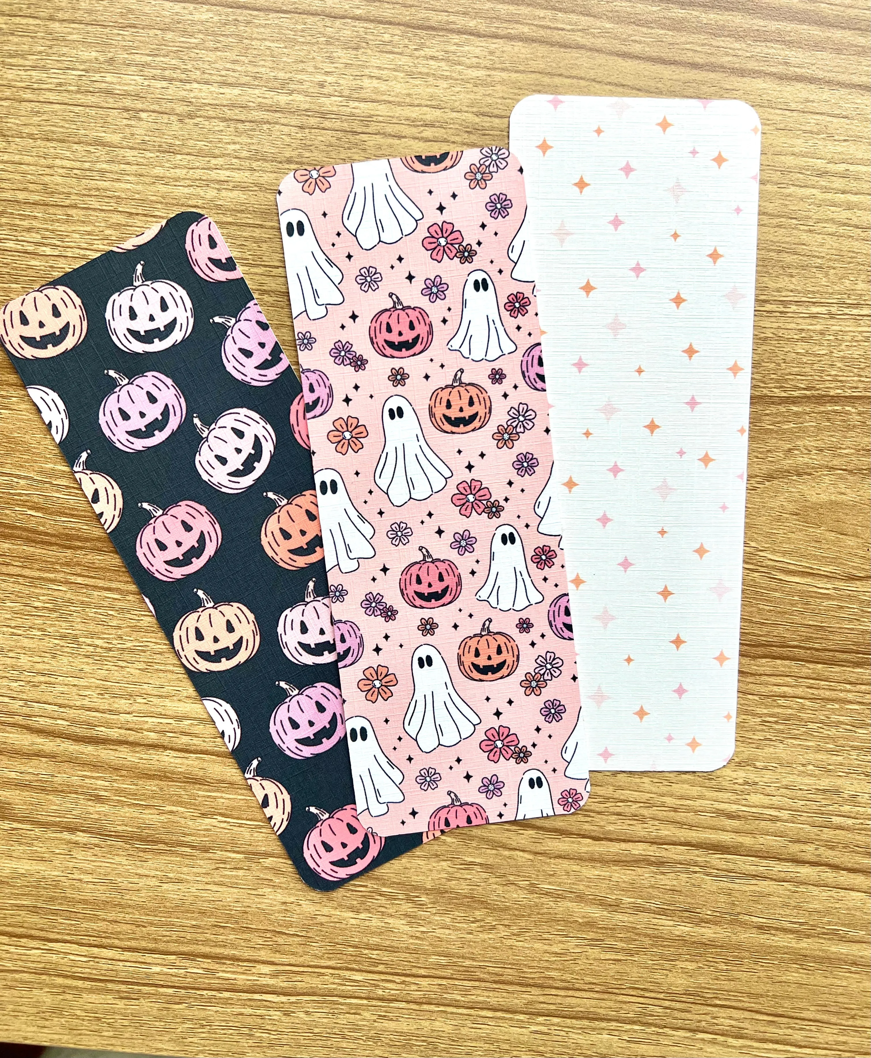 Colorful Pumpkins Bookmark