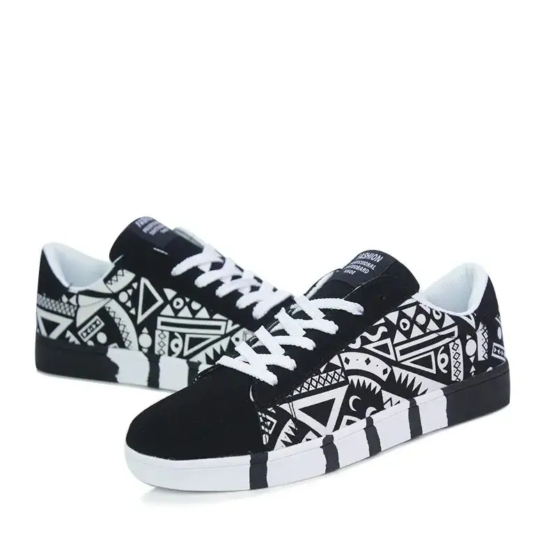 Colorful Y2K Graffiti Skateboard Shoes for Stylish Comfort