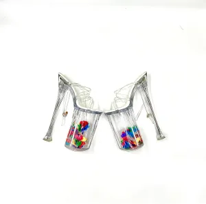 Confetti Platform Heels