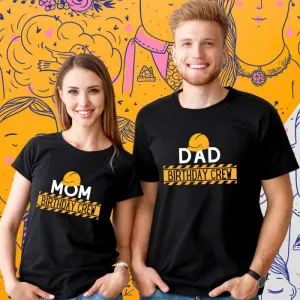 Construction Theme Family T-Shirts - Birthday Crew and Birthday Boy & Girl
