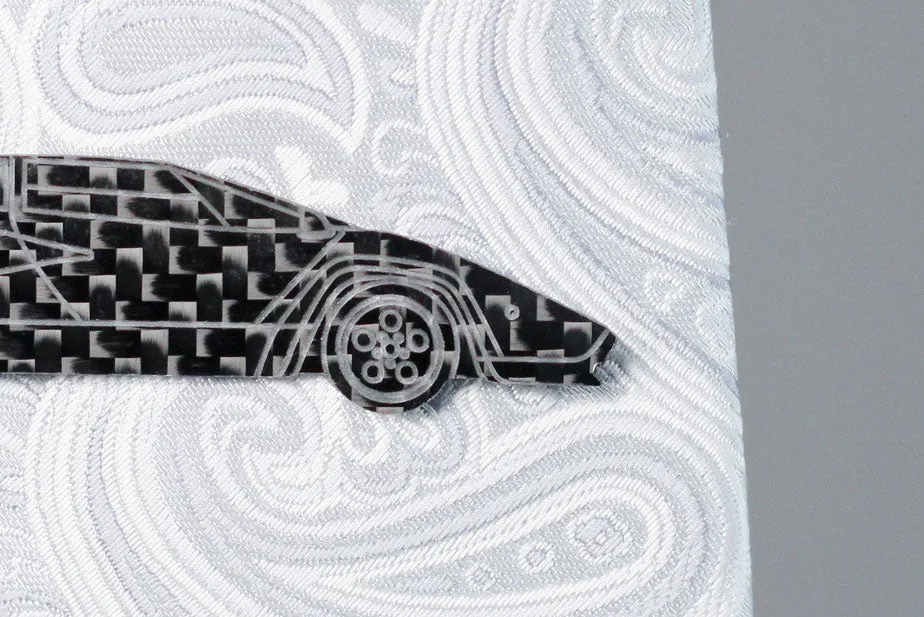 Countach - Carbon fiber tie clip