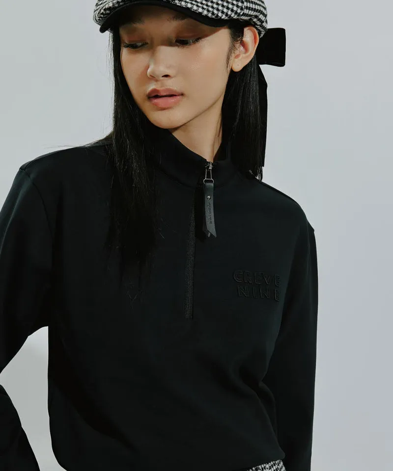 CREVE NINE: Swing Lettering T-Shirt - Black