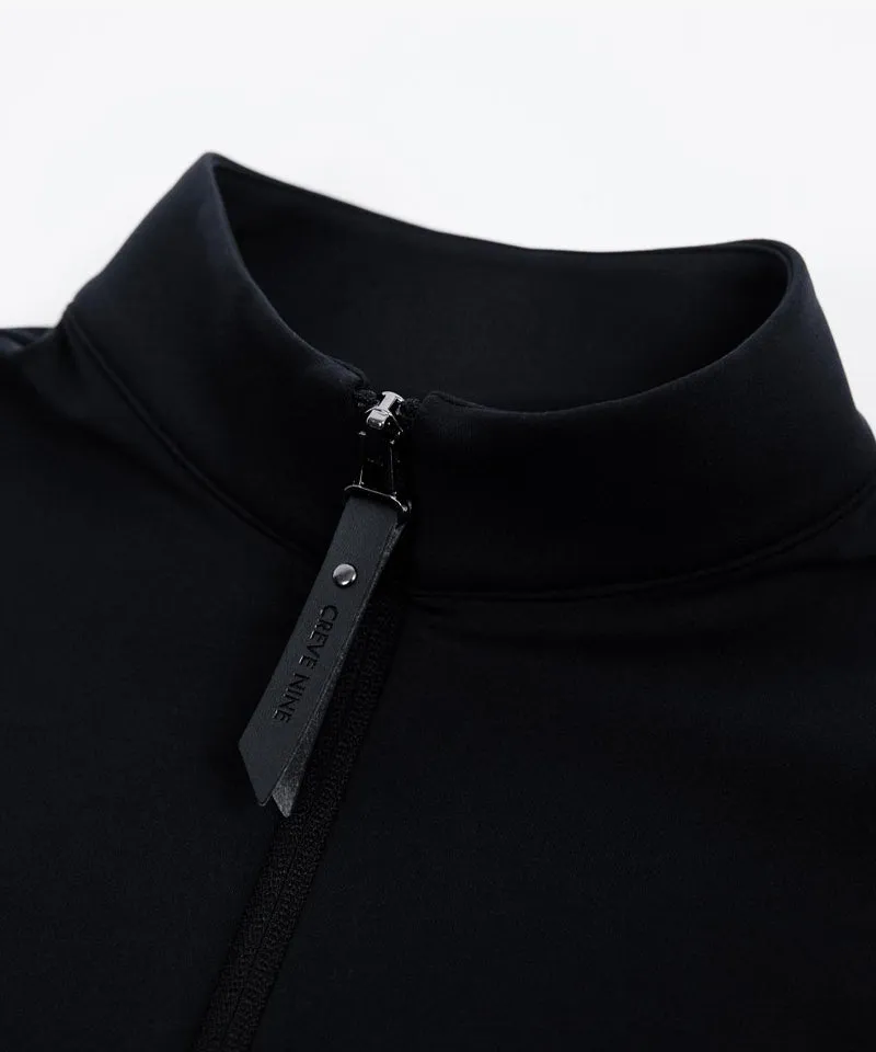 CREVE NINE: Swing Lettering T-Shirt - Black
