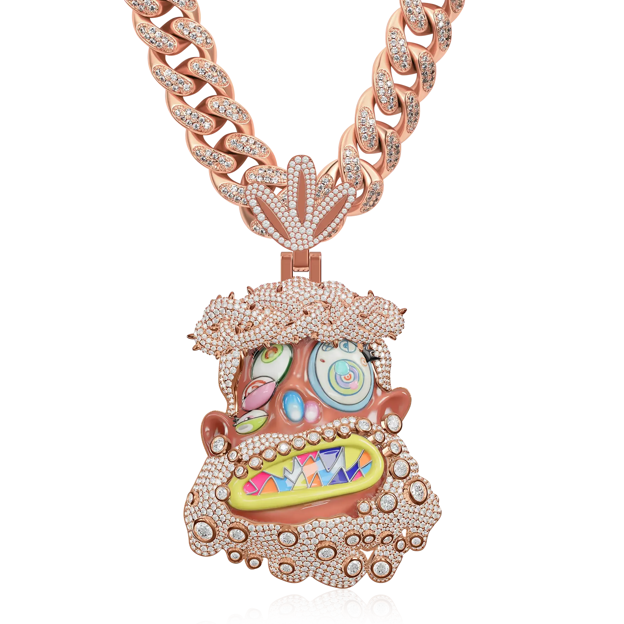 Custom Graffiti Jesus Pendant