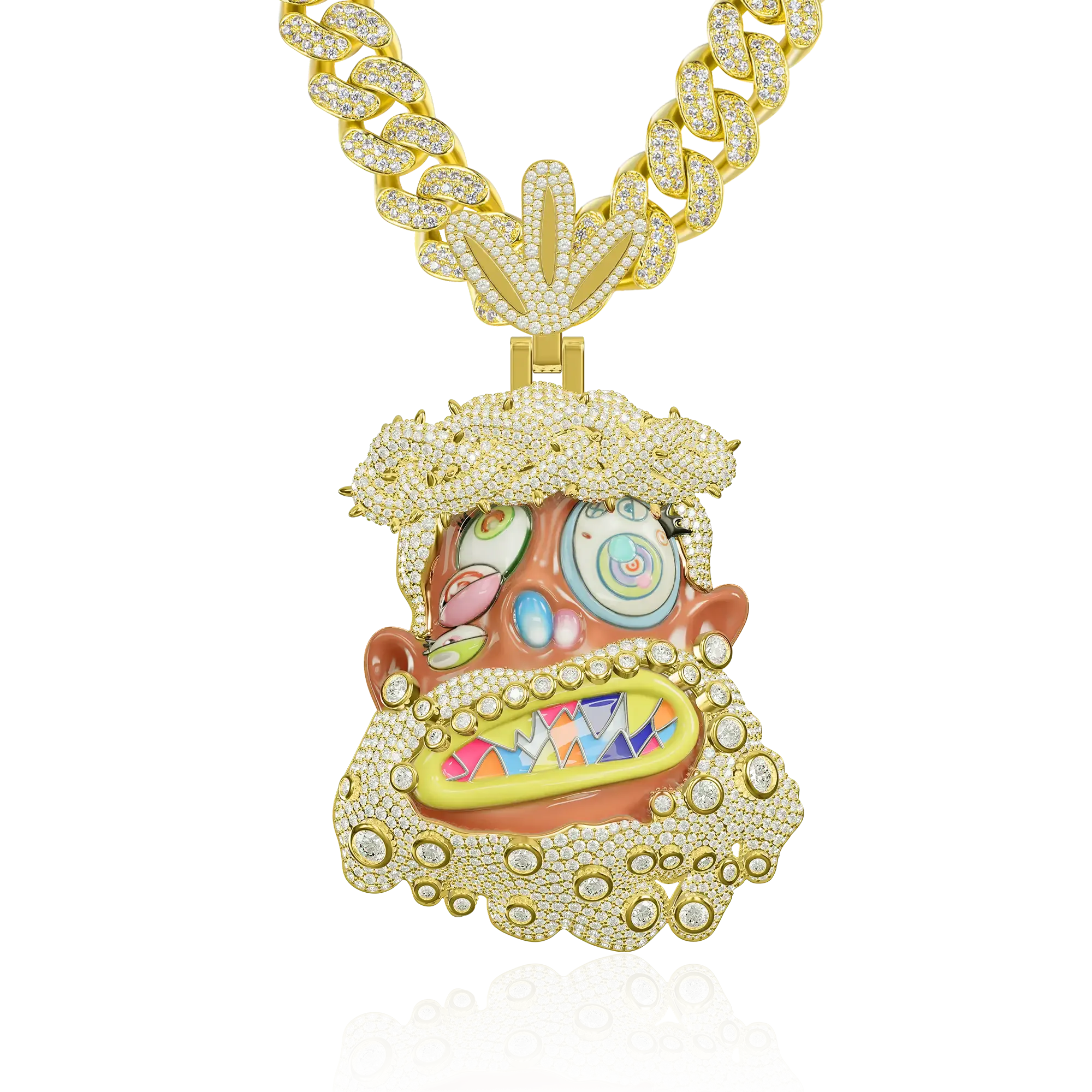 Custom Graffiti Jesus Pendant