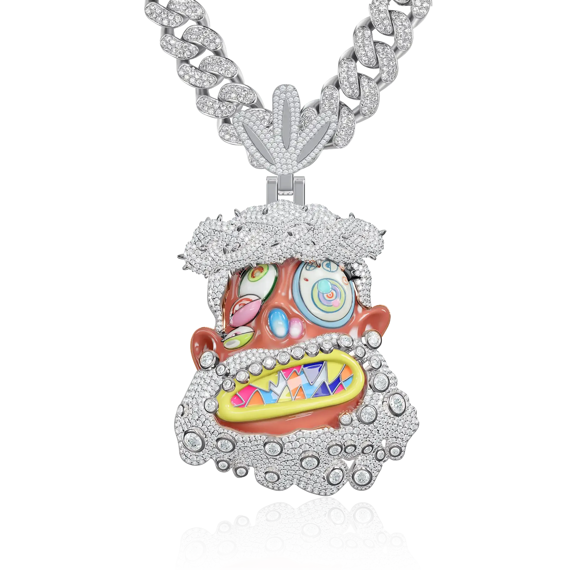 Custom Graffiti Jesus Pendant
