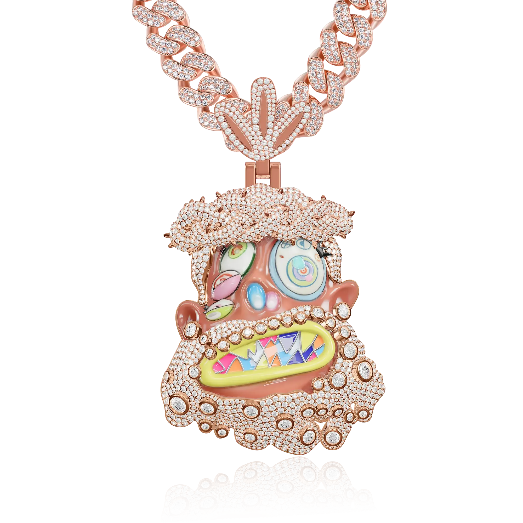 Custom Graffiti Jesus Pendant
