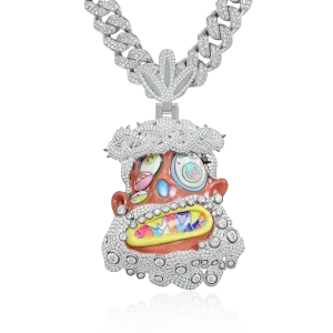 Custom Graffiti Jesus Pendant