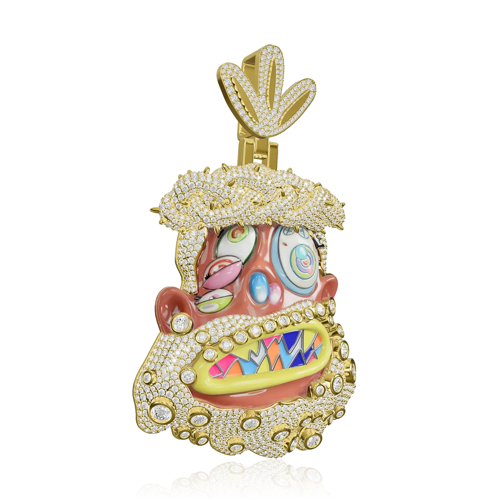 Custom Graffiti Jesus Pendant