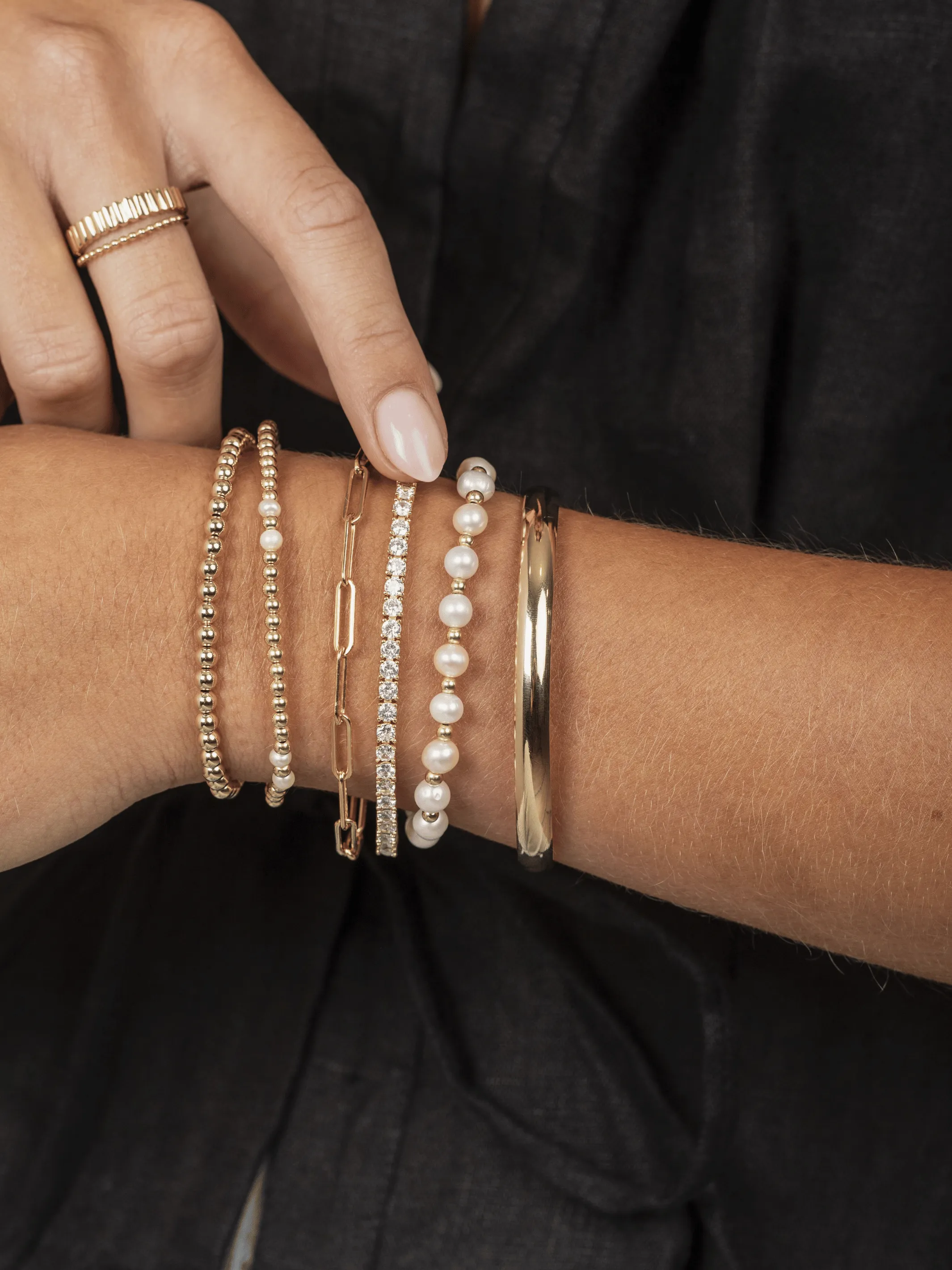 CZ Tennis Bracelet - Large