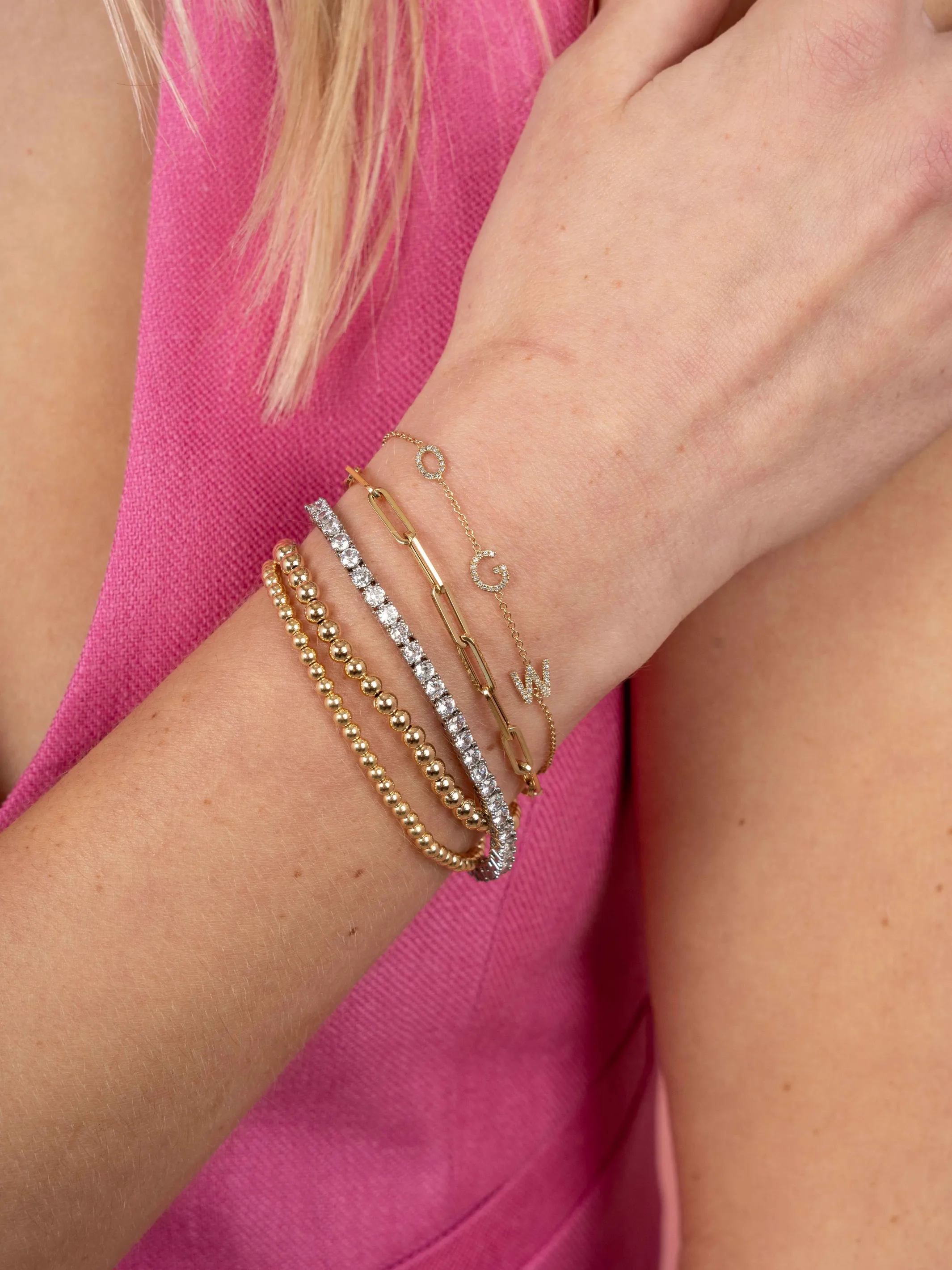 CZ Tennis Bracelet - Large