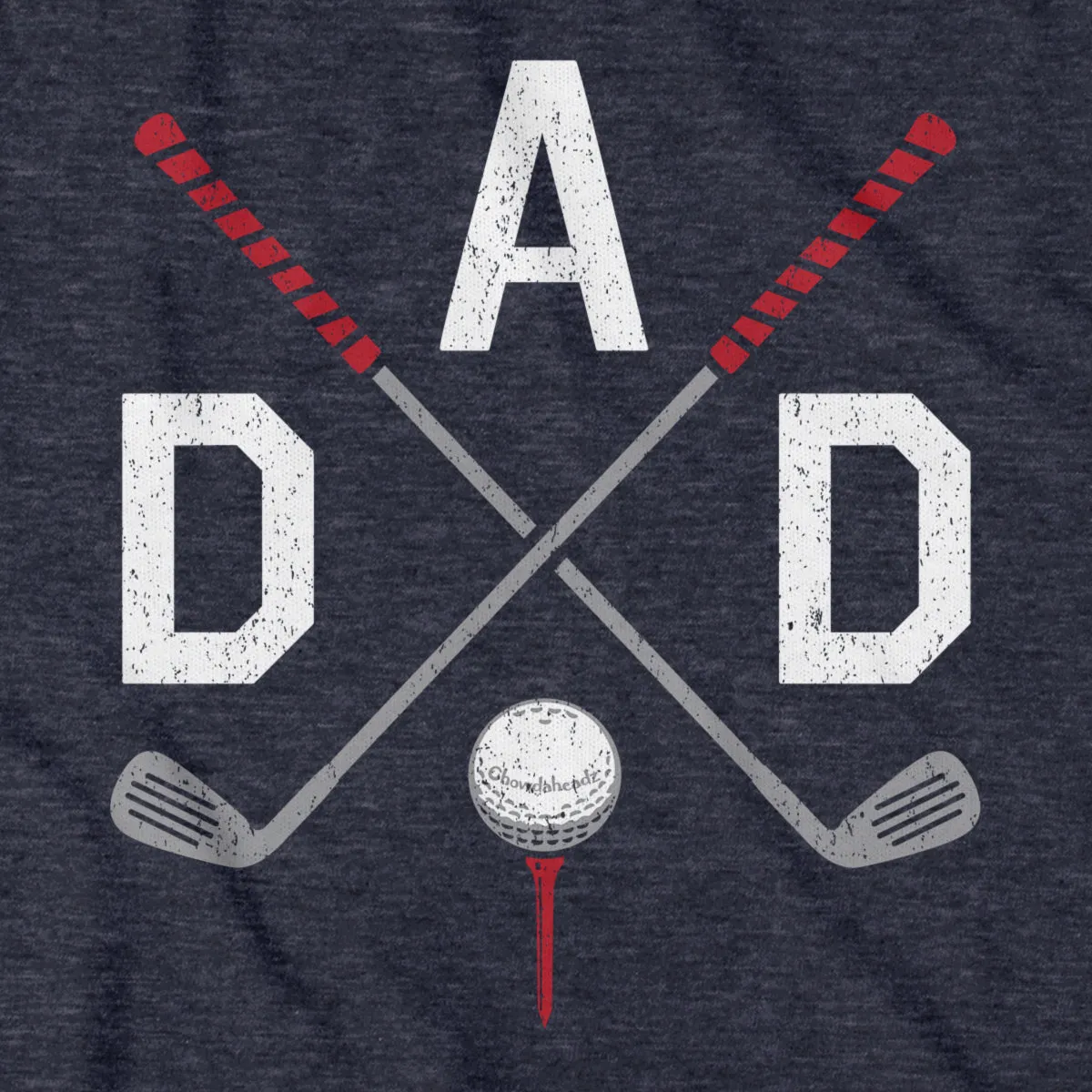 DAD Cross Clubs Golf T-Shirt