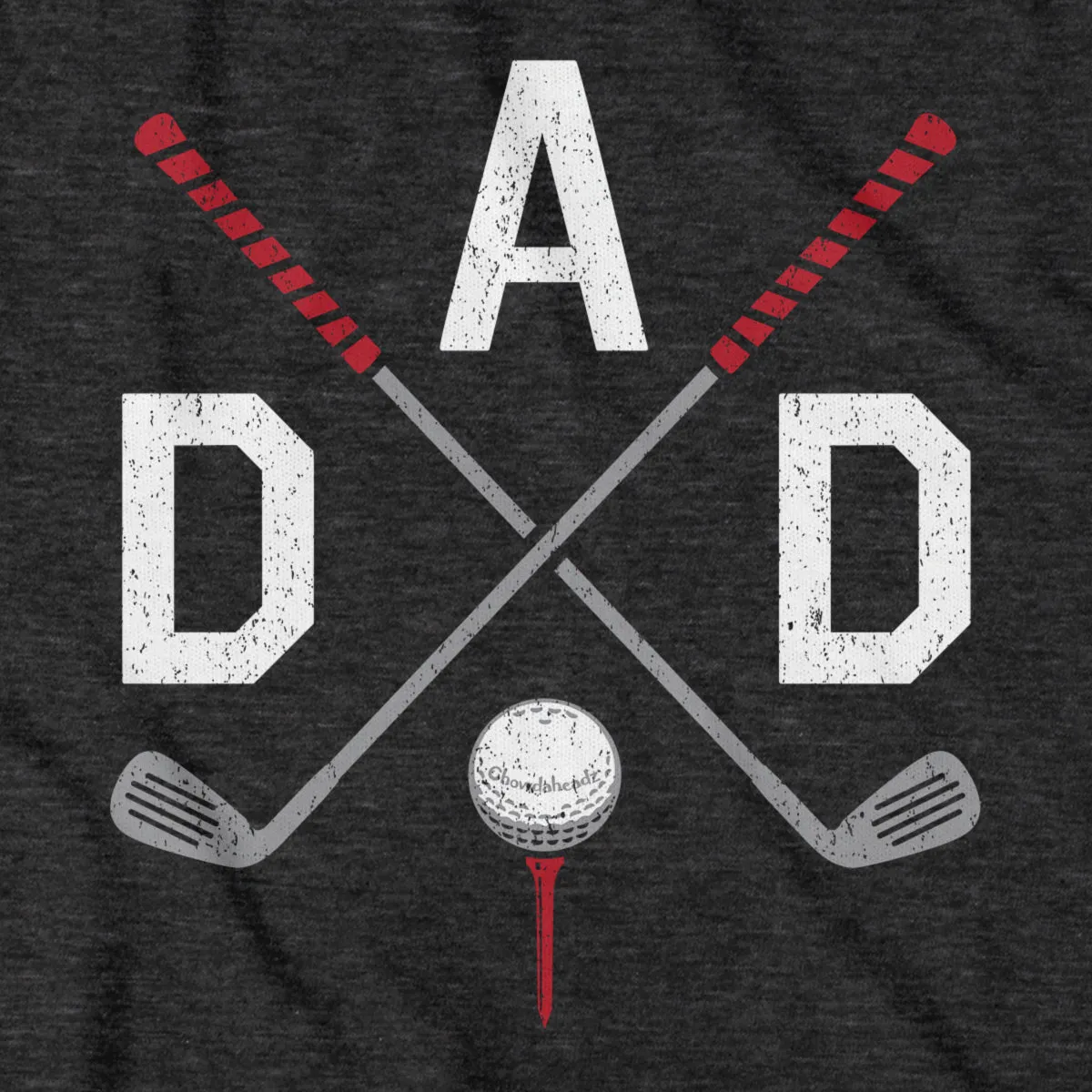 DAD Cross Clubs Golf T-Shirt