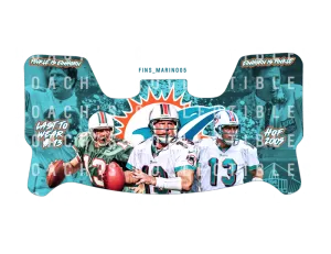 Dan Marino Custom Visor for Any Full Size Riddell Helmet (Universal Fit) (3)