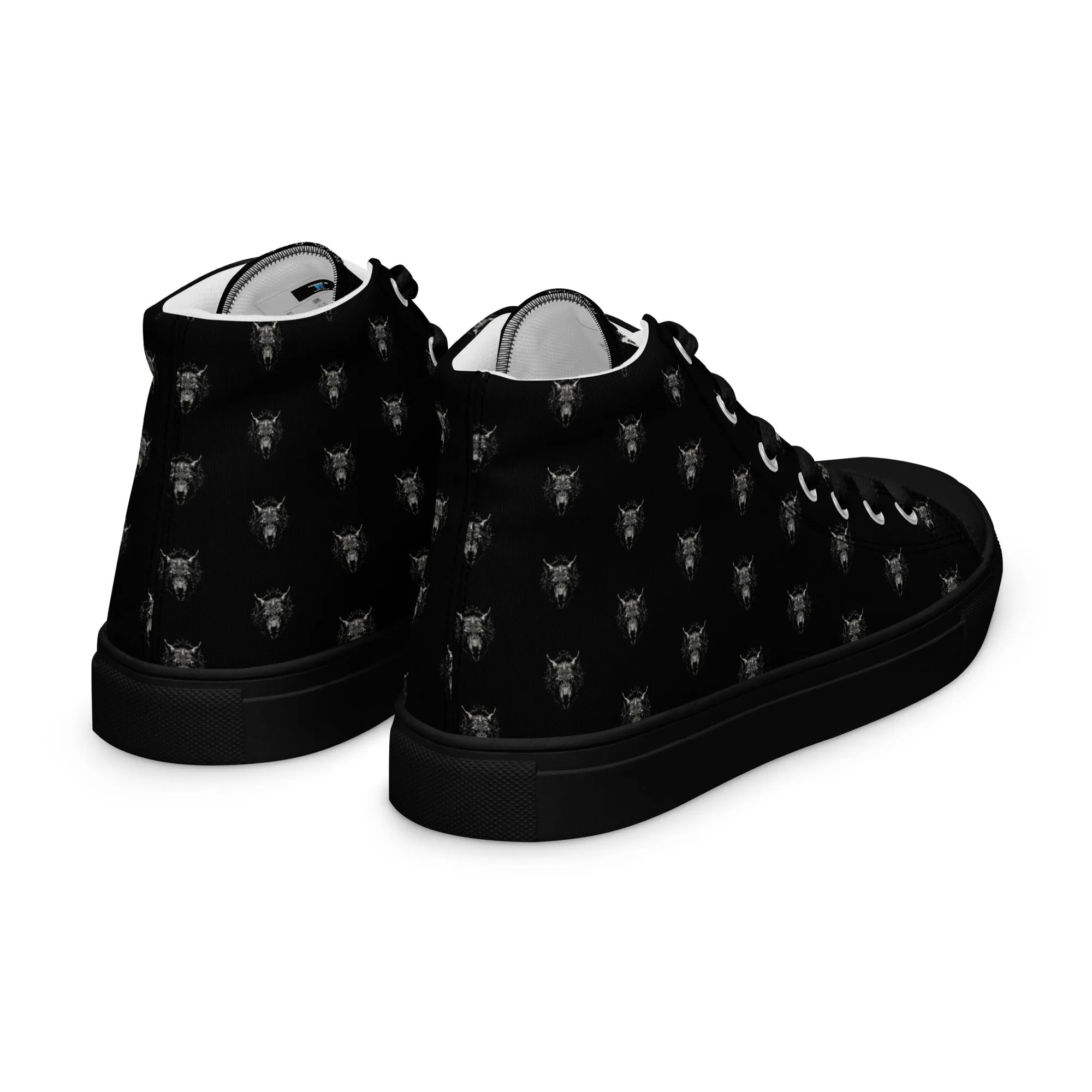 Dead Deceased Men’s high top canvas shoes - Free Delivery! Rock / Metal / Alternative / Gothic shoes - Alternative Apparel Only from Phase B Records.
