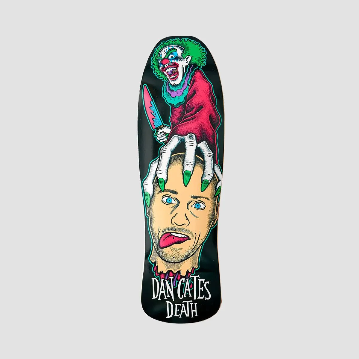 Death Dan Cates Killer Clown 2 Skateboard Deck - 9.375"