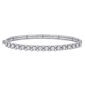Diamond Half Tennis Bangle