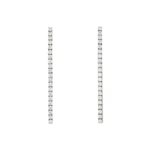 Diamond Tennis Earrings