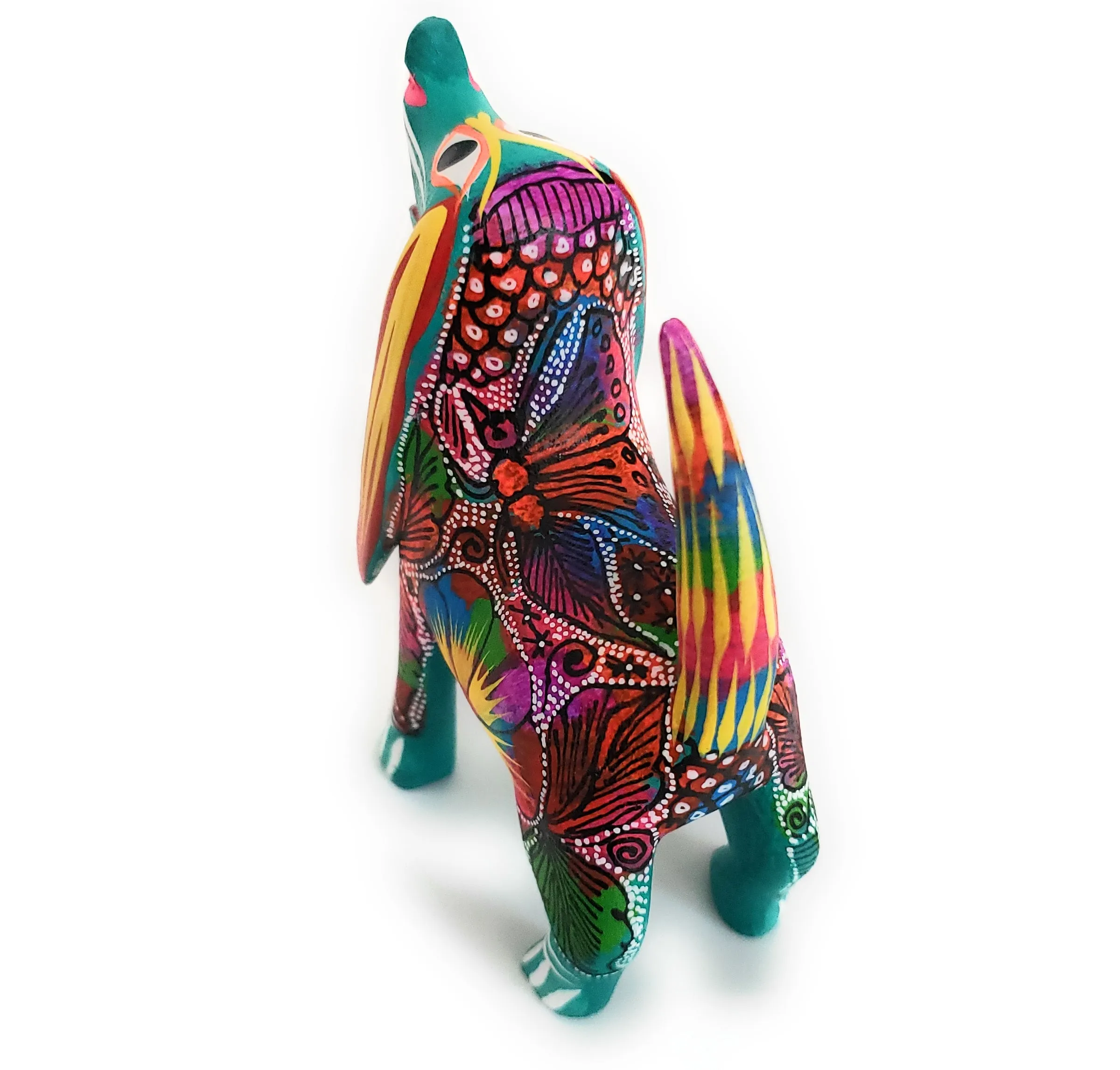 Dog Alebrije  Wood Carving Oaxacan Folk Art