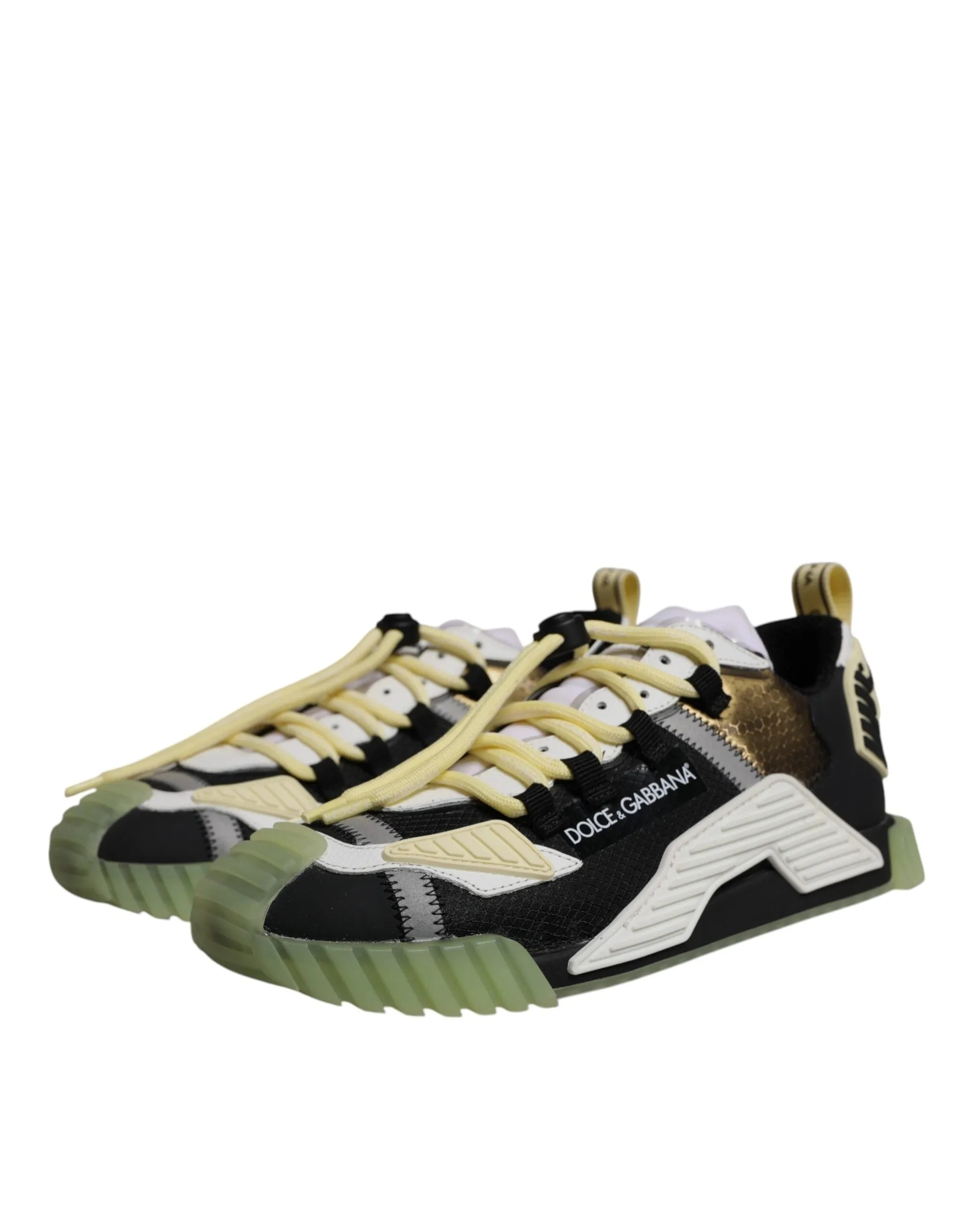 Dolce & Gabbana Multicolor Lace Up Low Top NS1 Sneakers Shoes