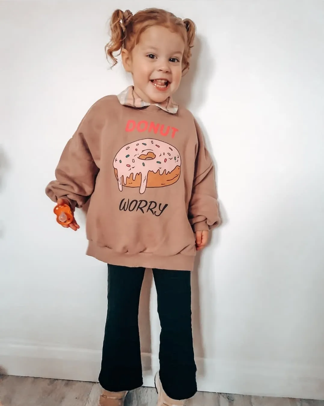 Donut Worry Kids Jumper | Fun & Colorful Design