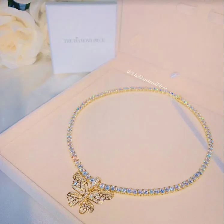 Dreamy Butterfly Tennis Chain