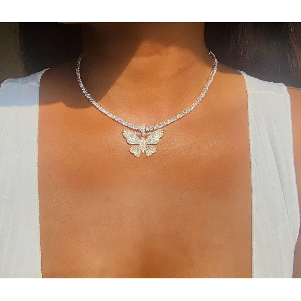 Dreamy Butterfly Tennis Chain