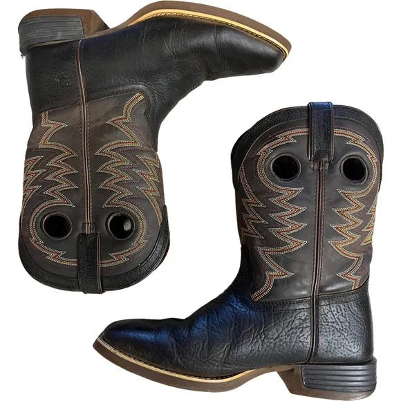 Durango® Lil' Rebel Pro™ Big Kid's Brown Western Boot