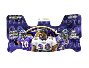Ed Reed Custom Visor for Any Full Size Riddell Helmet (Universal Fit)