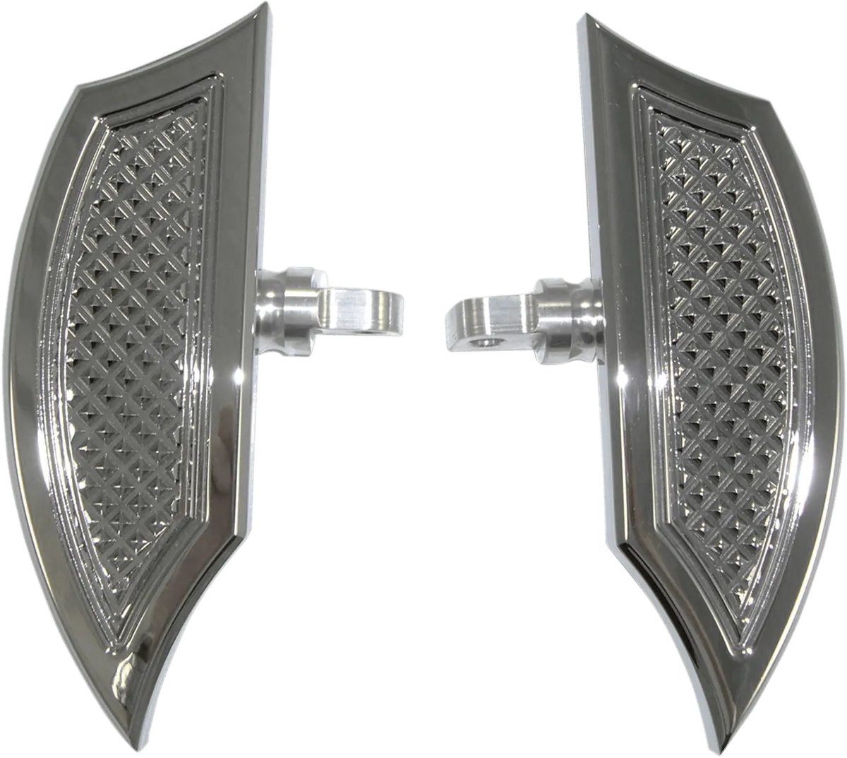 Eddie Trotta Designs TC-557 Mini Folding Passenger Floorboards - Chrome