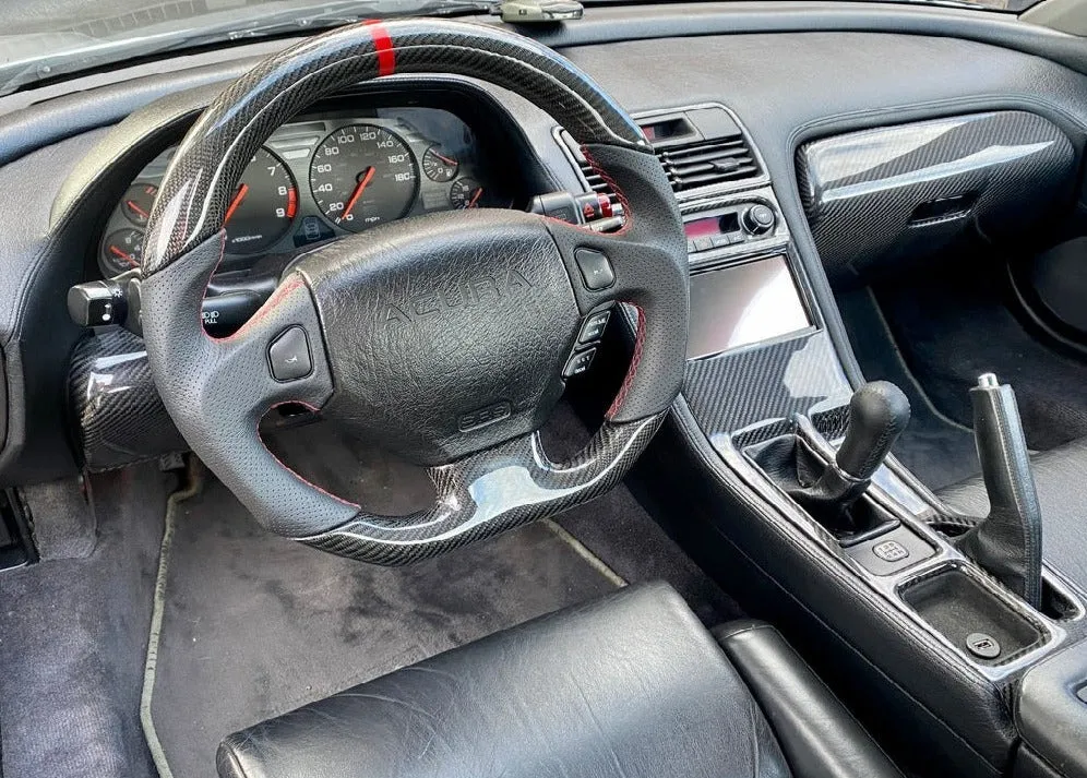 EuroBoutique CARBON FIBER LHD DOUBLE DIN CENTER DASH PANEL ASHTRAY DELETE