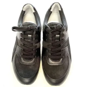 EVERLANE O by Everlane The Trainer Black Suede Unisex Sneaker Size W7 M5 NWOB