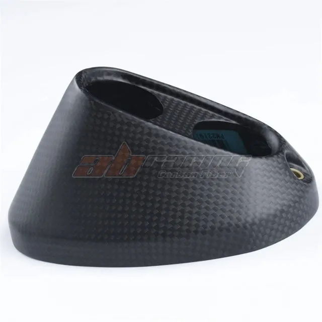 Exhaust Cap Muffler Pipe Cover Fairing Heatshield Trim Cowling For Ducati DesertX 2022 2023 Full Carbon Fiber 100%
