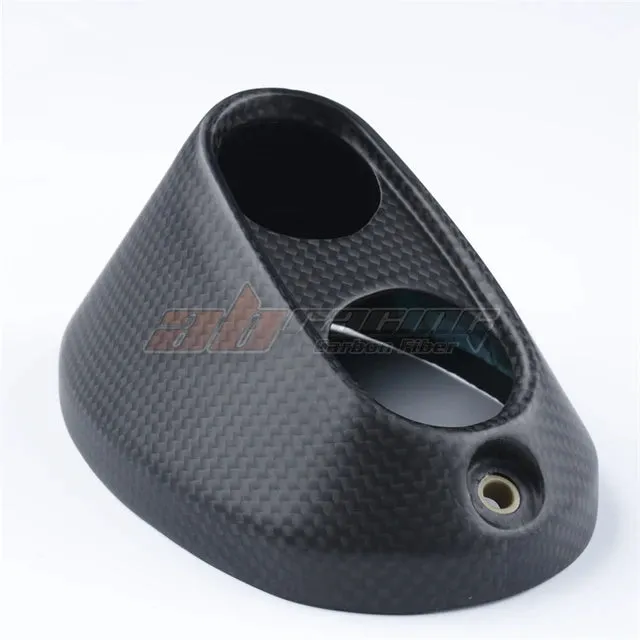 Exhaust Cap Muffler Pipe Cover Fairing Heatshield Trim Cowling For Ducati DesertX 2022 2023 Full Carbon Fiber 100%
