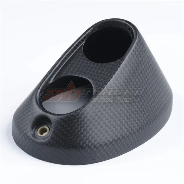 Exhaust Cap Muffler Pipe Cover Fairing Heatshield Trim Cowling For Ducati DesertX 2022 2023 Full Carbon Fiber 100%